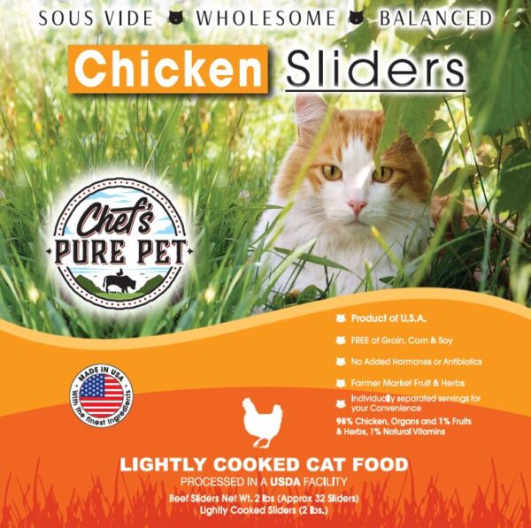 Cat Chicken Sliders Flat Bag Design